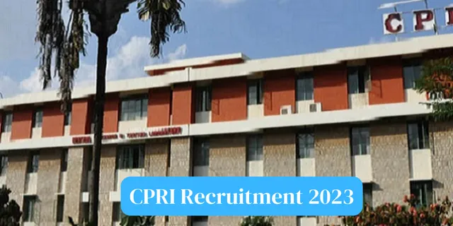 CPRI Recruitment