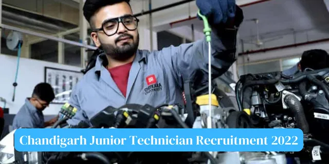 Chandigarh Junior Technician Recruitment