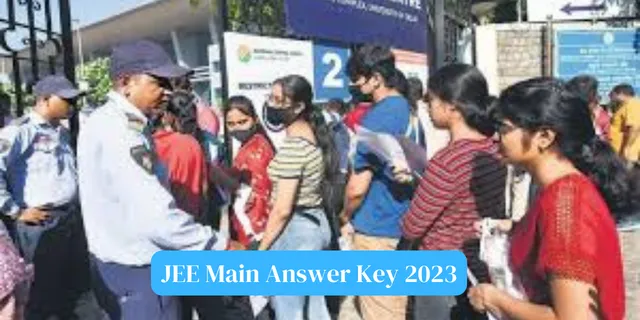 JEE Main Answer Key 2023