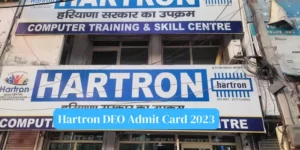 Hartron DEO Admit Card 2023