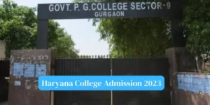 Haryana College Admission