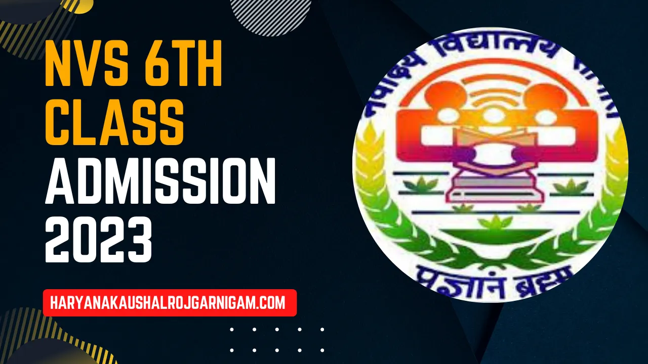 NVS 6Th Class Admission