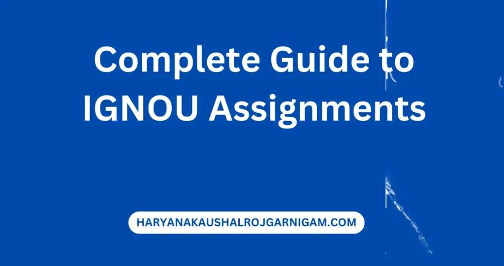 ignou assignments