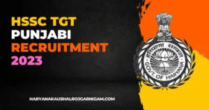 HSSC TGT Punjabi Recruitment 2023