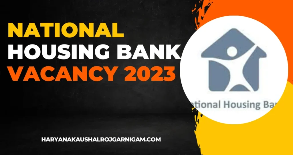 National Housing Bank Vacancy 2023