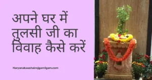 तुलसी जी का विवाह