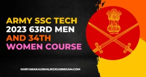 Army SSC Tech 2023 63rd Men and 34th Women Course