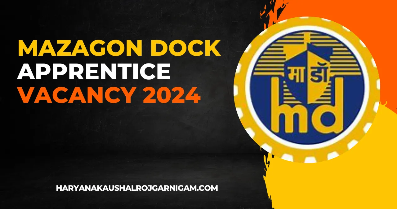 Mazagon Dock Apprentice Vacancy