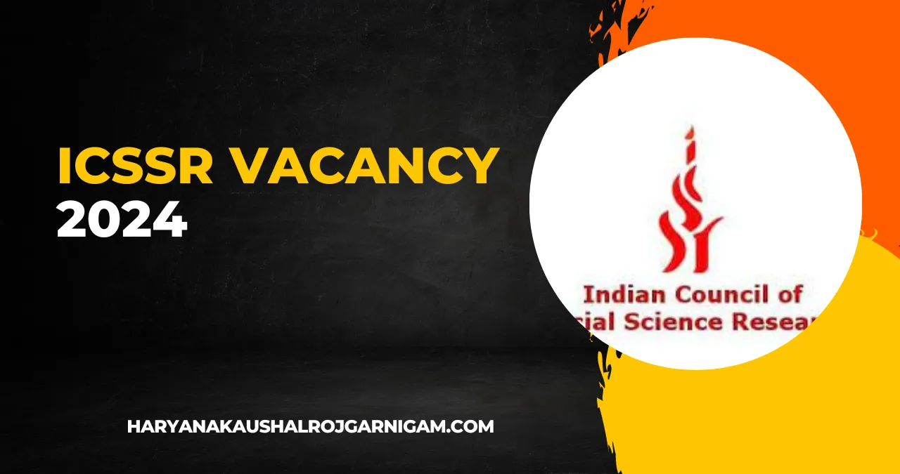 Haryana Kaushal Rojgar Nigam   ICSSR Vacancy 2024 .webp