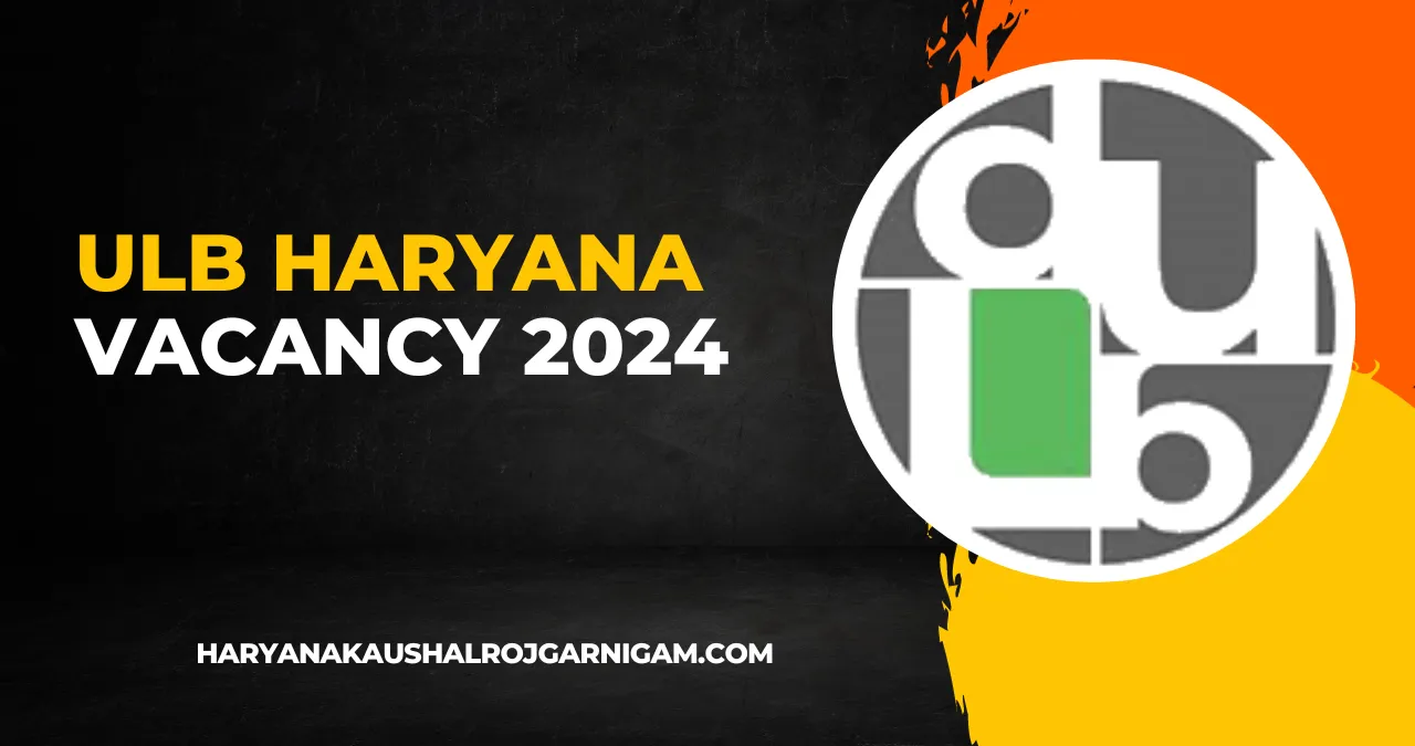 ULB Haryana Vacancy 2024