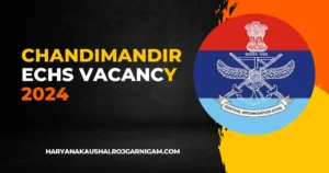 Chandimandir ECHS Vacancy 2024