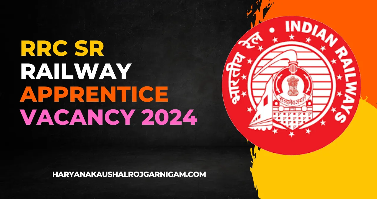 RRC SR Railway Apprentice Vacancy 2024