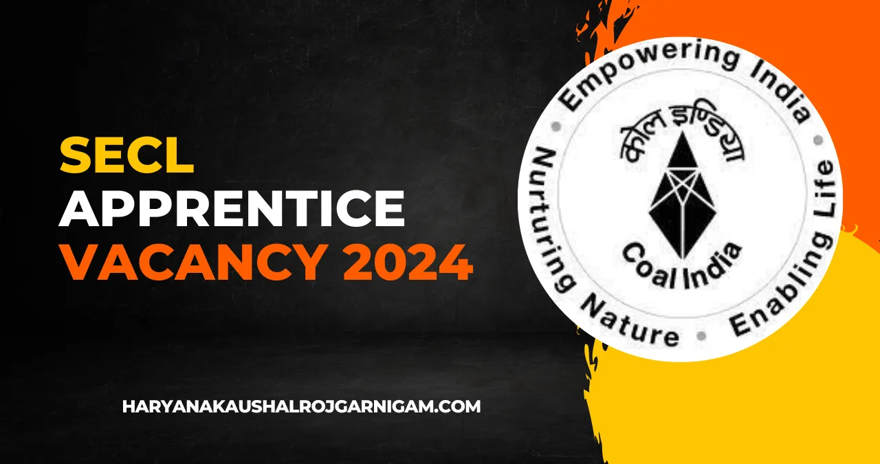 SECL Apprentice Vacancy 2024