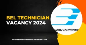 BEL Technician Vacancy 2024