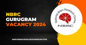 NBRC Gurugram Vacancy 2024