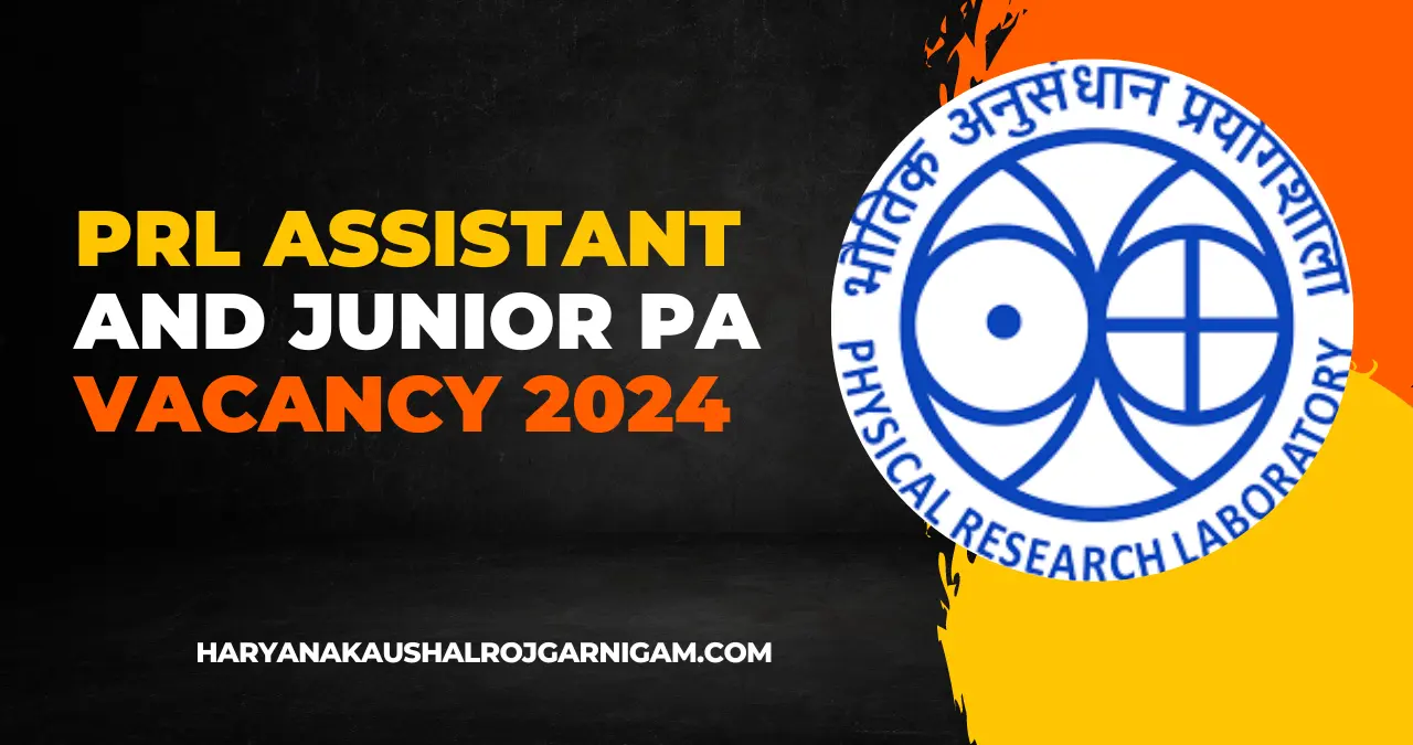 PRL Assistant and Junior PA Vacancy 2024