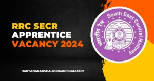 RRC SECR Apprentice Vacancy 2024